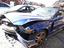 2016 Ford Mustang Blue Convertible 2.3L Turbo AT #F23279